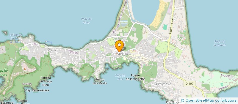 localisation de l'entreprise AS RECHERCHE ETUD PATRIM MED à HYERES