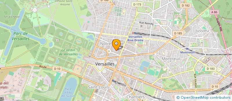 localisation de l'entreprise AS REFORMER à VERSAILLES