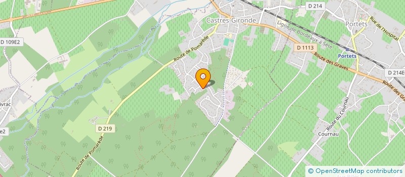 localisation de l'entreprise AS RENOV  CASTRES-GIRONDE