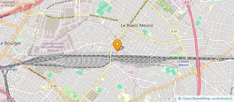 localisation de l'entreprise AS RENOV  DRANCY