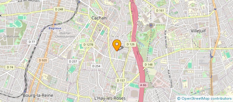 localisation de l'entreprise AS RENOVATION  CACHAN