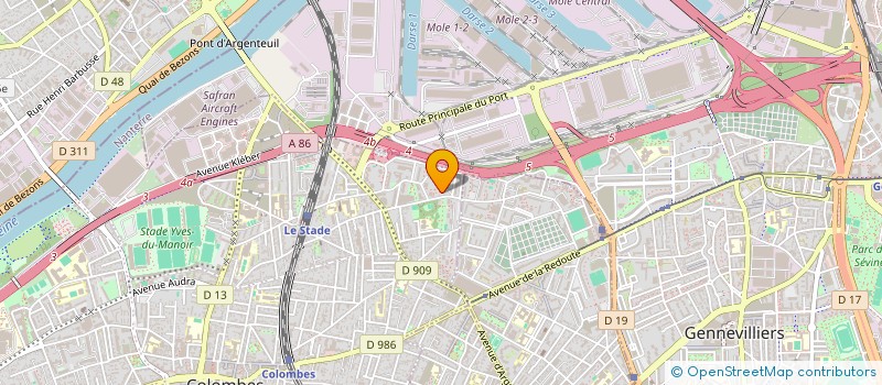 localisation de l'entreprise AS RENOVATION  COLOMBES