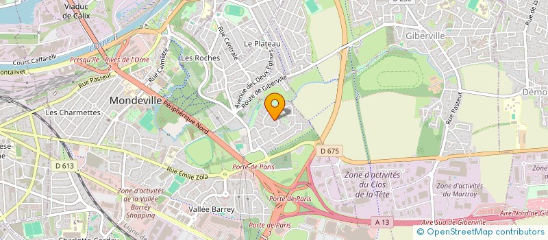 localisation de l'entreprise AS RENOVATION à MONDEVILLE