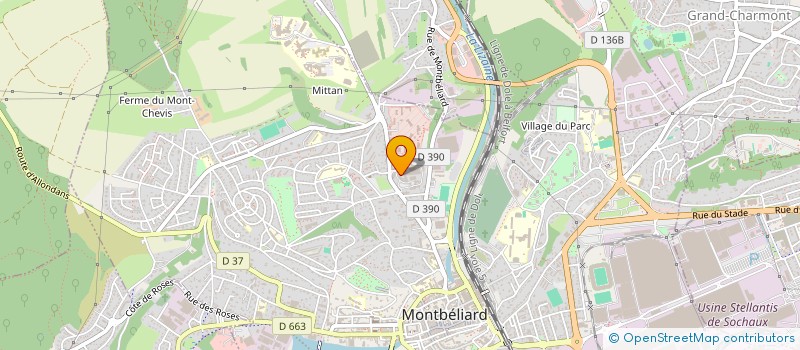localisation de l'entreprise AS RENOVATION à MONTBELIARD