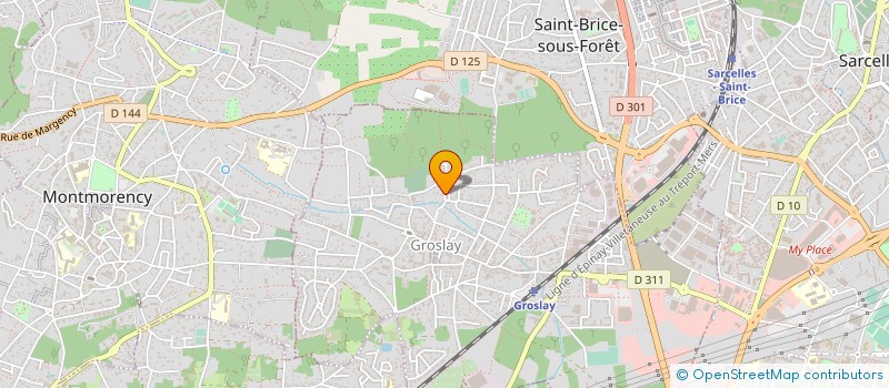 localisation de l'entreprise AS RESEAUX à GROSLAY