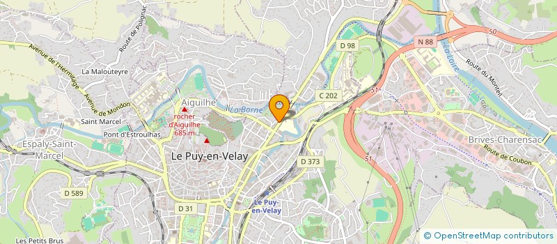 localisation de l'entreprise AS RESTAURATION  LE PUY-EN-VELAY