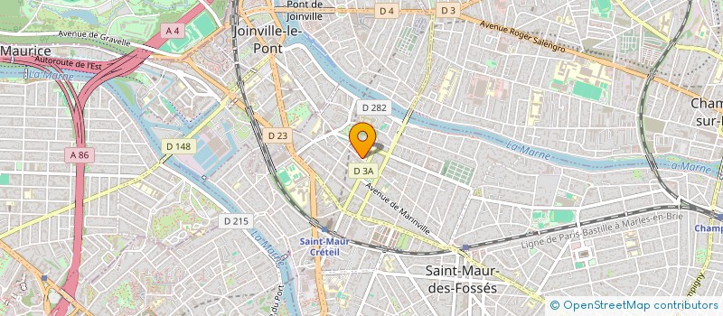localisation de l'entreprise AS SAINT ANDRE à SAINT-MAUR-DES-FOSSES