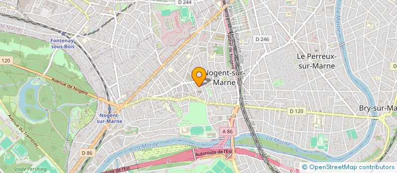 localisation de l'entreprise AS SAINT ANDRE  NOGENT-SUR-MARNE