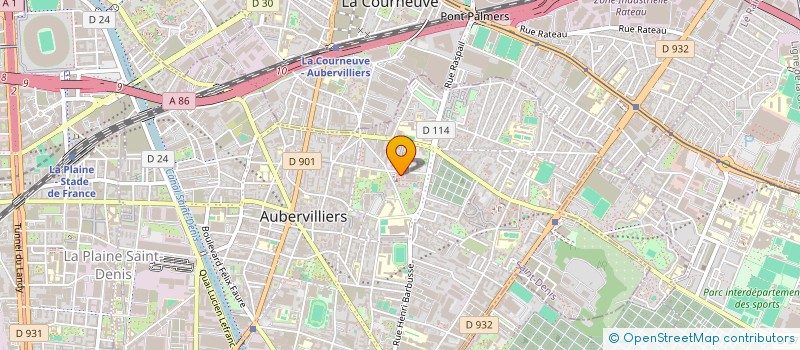 localisation de l'entreprise AS - SALAM à AUBERVILLIERS