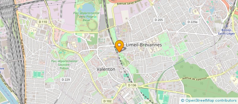 localisation de l'entreprise AS SALAM  LIMEIL-BREVANNES