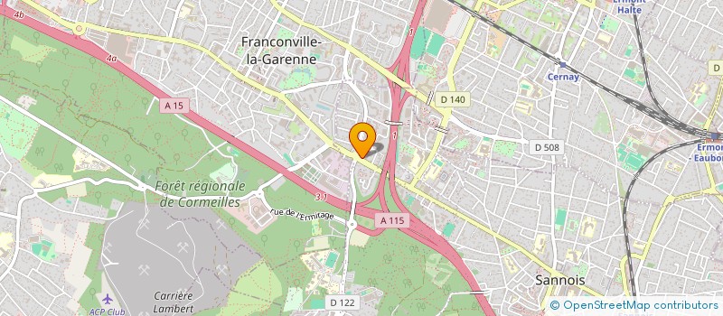 localisation de l'entreprise AS'SALAM ASSOCIATION ASMVM  SANNOIS