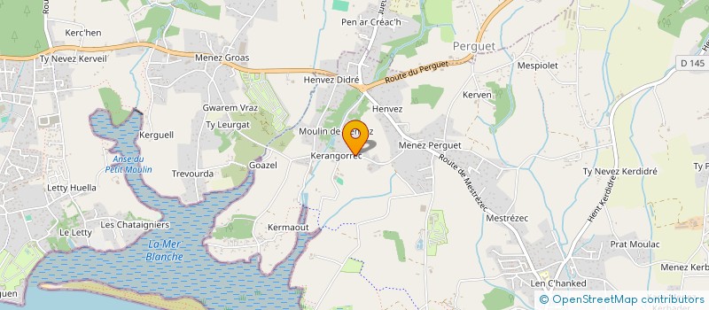 localisation de l'entreprise AS SCI 1  FOUESNANT