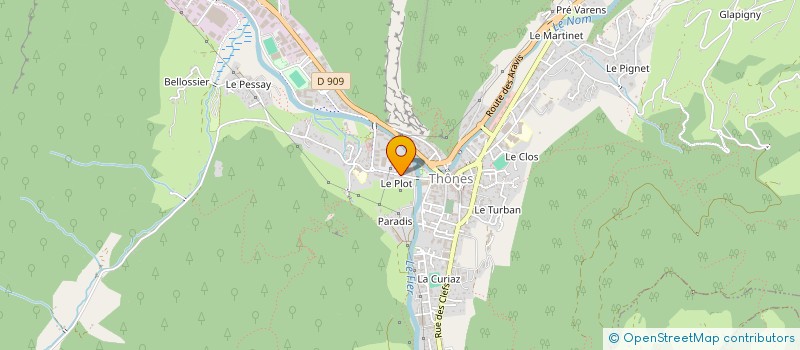 localisation de l'entreprise AS SECURE  SILLINGY