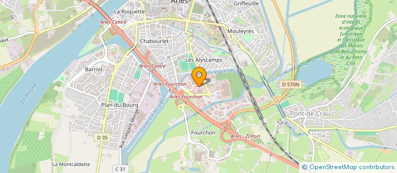localisation de l'entreprise AS SECURITE à ARLES