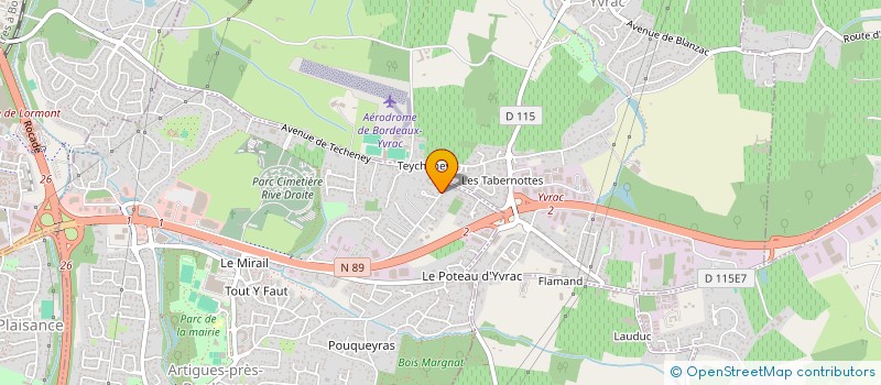 localisation de l'entreprise AS SECURITE EURL  ARTIGUES-PRES-BORDEAUX