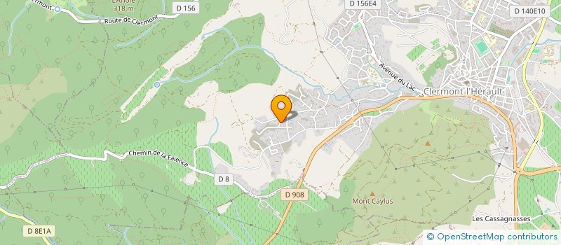 localisation de l'entreprise AS SECURITE GROUPE CLERMONT  CLERMONT L HERAULT