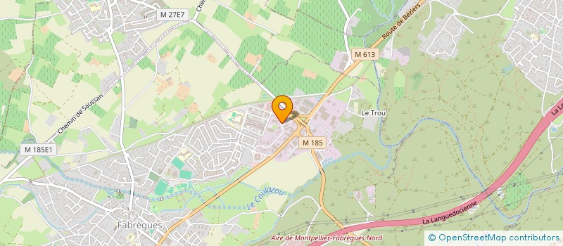 localisation de l'entreprise AS SECURITE GROUPE OCCITANIE  FABREGUES