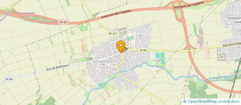 localisation de l'entreprise AS SERVICES à GEISPOLSHEIM