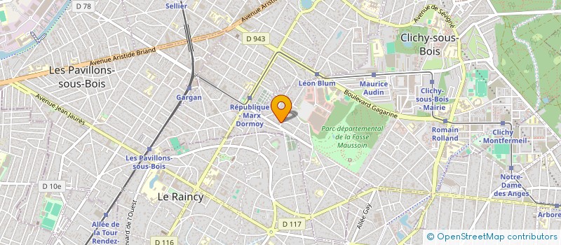localisation de l'entreprise AS SERVICES à CLICHY-SOUS-BOIS