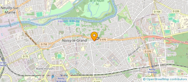 localisation de l'entreprise AS SERVICES  NOISY-LE-GRAND