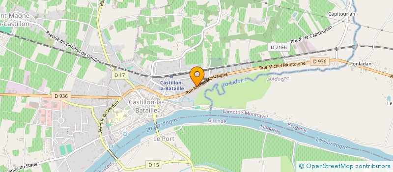 localisation de l'entreprise AS SERVICES à CASTILLON-LA-BATAILLE