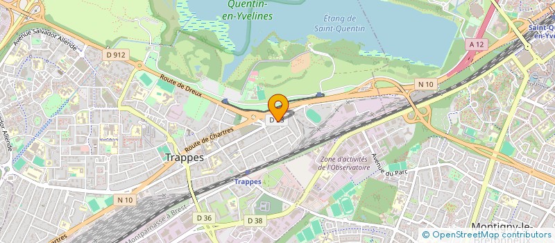 localisation de l'entreprise AS-SILVA  TRAPPES