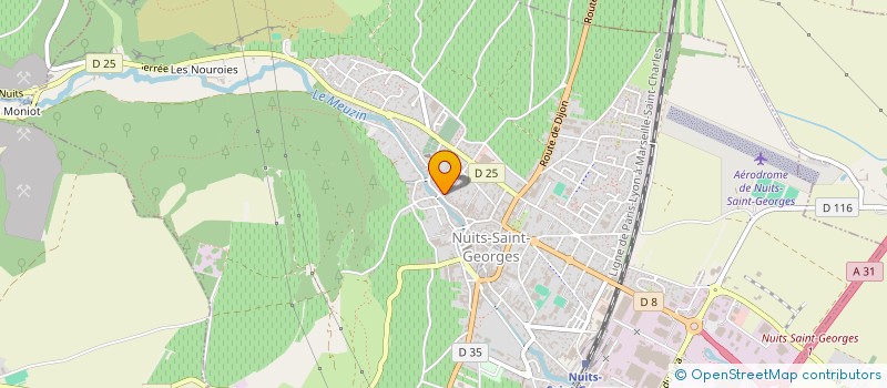 localisation de l'entreprise AS SIRUGUE NOELLAT  VOSNE-ROMANEE