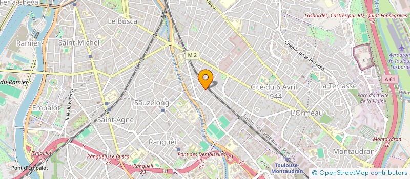 localisation de l'entreprise AS SOC CULT APPRENTISS DEVELOPP ARTS PLA à TOULOUSE