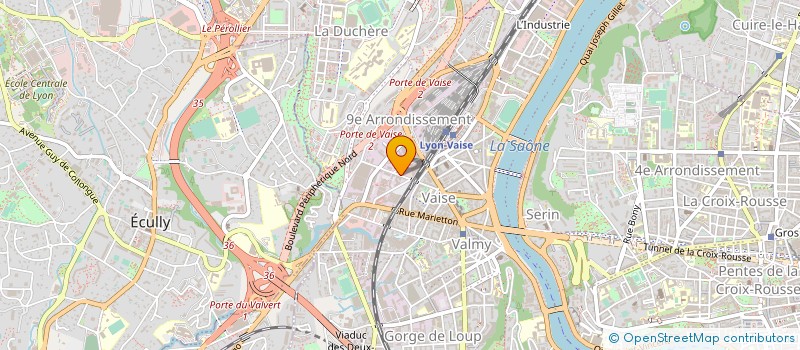 localisation de l'entreprise AS SOCIAL AS POSSIBLE  LYON