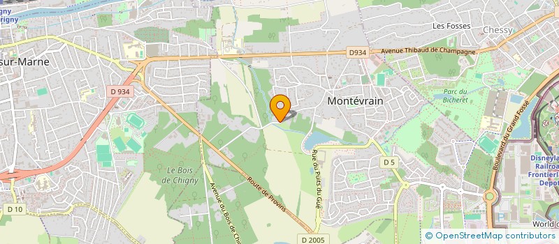 localisation de l'entreprise AS SOFTWARE CRAFTSMAN  MONTEVRAIN