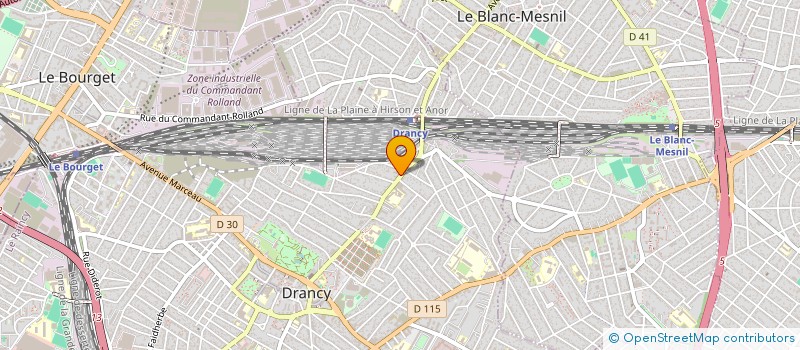 localisation de l'entreprise AS SOLUTIONS à DRANCY