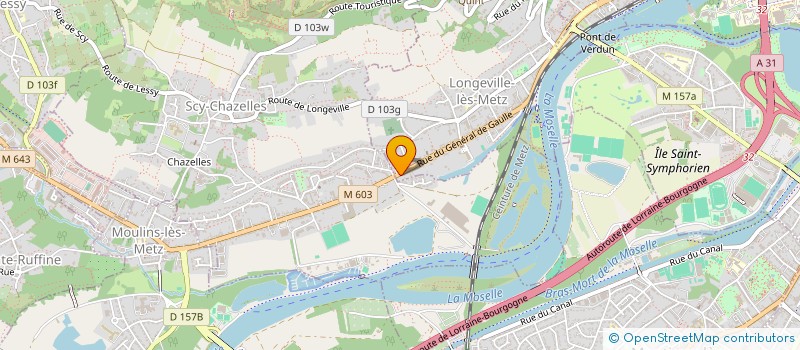 localisation de l'entreprise AS SOLUTIONS à LONGEVILLE-LES-METZ