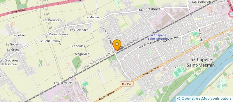 localisation de l'entreprise AS SOURIRE AU BOUT DES PIEDS à LA CHAPELLE-SAINT-MESMIN