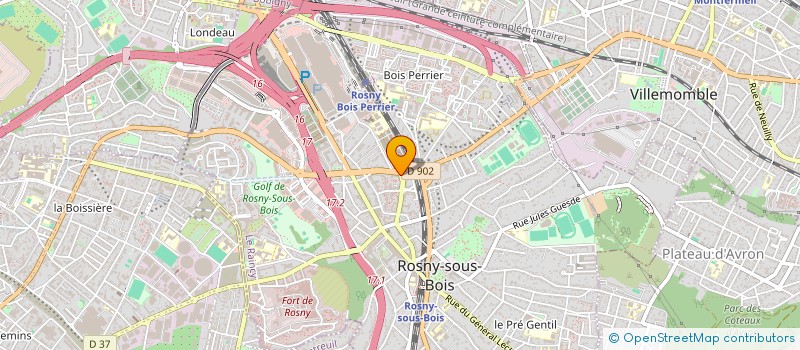 localisation de l'entreprise AS SPEED TRANSPORTS à ROSNY-SOUS-BOIS