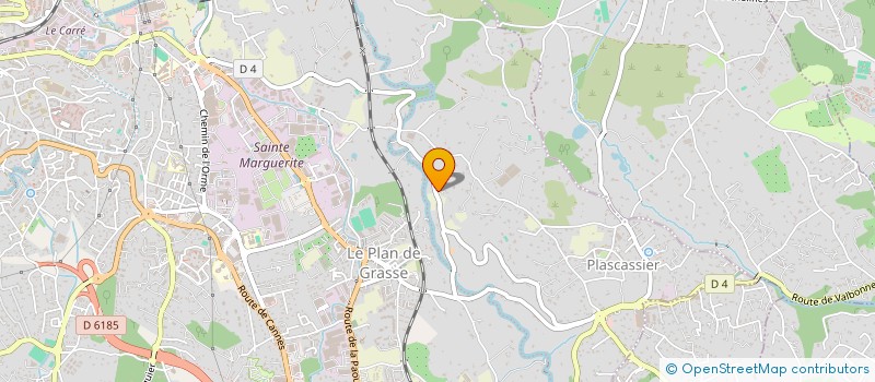 localisation de l'entreprise AS SPORT à GRASSE