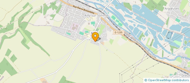 localisation de l'entreprise AS SPORTIVE COLLEGE VAL DE SOMME  AILLY-SUR-SOMME