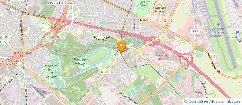 localisation de l'entreprise AS SPORTIVE ETUDIANTS UNI LUMIERE LYON2 à BRON