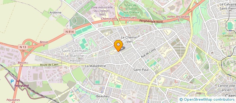 localisation de l'entreprise AS SPORTIVE SCOLAIRE USEP AUTHIE SUD à CAEN