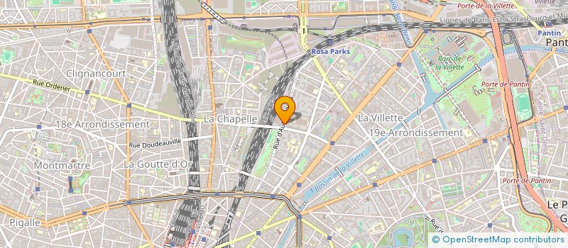 localisation de l'entreprise AS STAR  PARIS