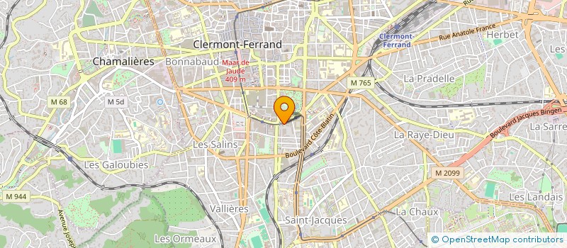 localisation de l'entreprise AS'STRAM...GRAM  CLERMONT-FERRAND