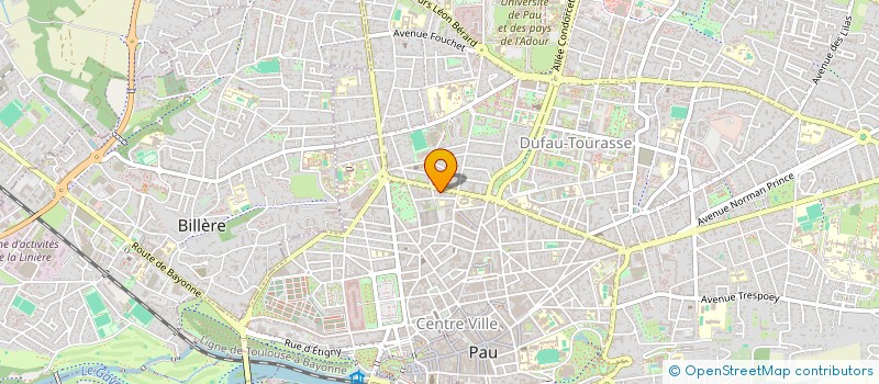 localisation de l'entreprise AS TAXI à PAU