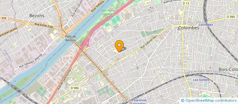 localisation de l'entreprise AS TAXI à COLOMBES