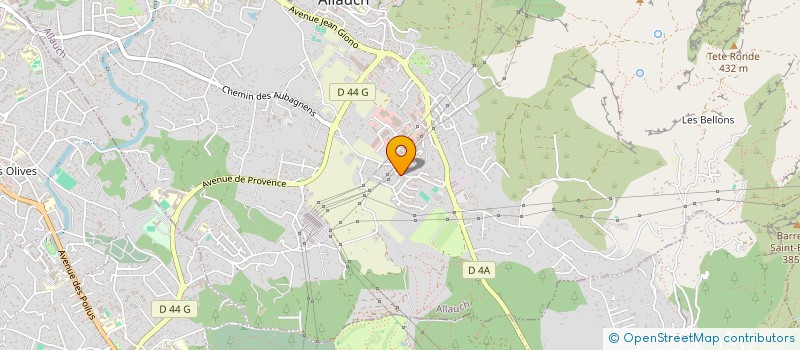 localisation de l'entreprise AS TC ALLAUCH FONTVIEILLE  ALLAUCH