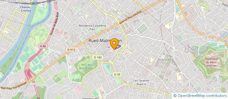 localisation de l'entreprise AS TEK à RUEIL-MALMAISON