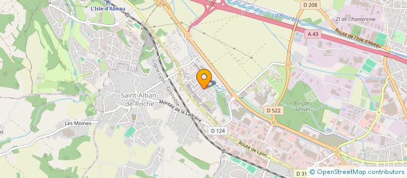 localisation de l'entreprise AS THERMIQUE à BOURGOIN-JALLIEU