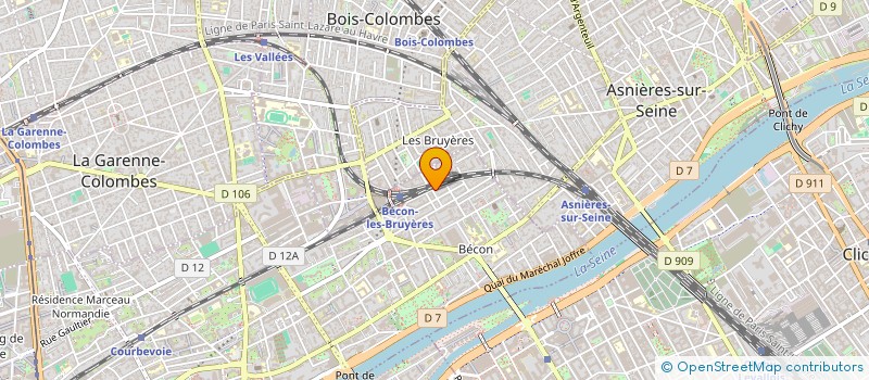 localisation de l'entreprise AS-THOM SASU  COURBEVOIE