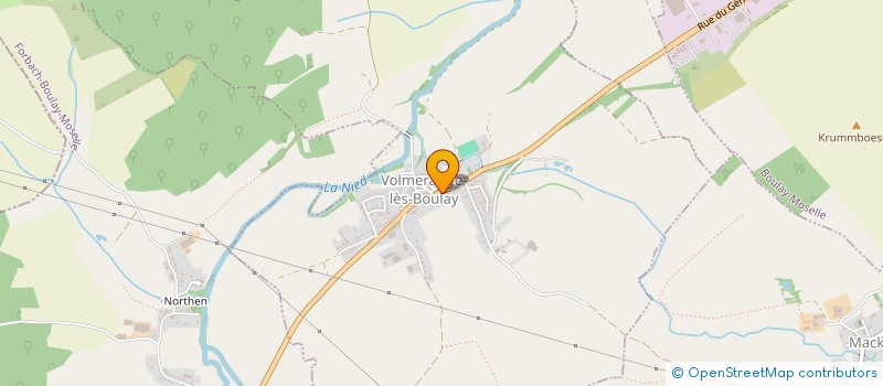 localisation de l'entreprise AS TOITURE  VOLMERANGE-LES-BOULAY