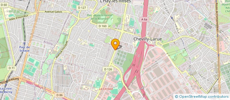 localisation de l'entreprise AS TOU'CLEAN à CHEVILLY-LARUE