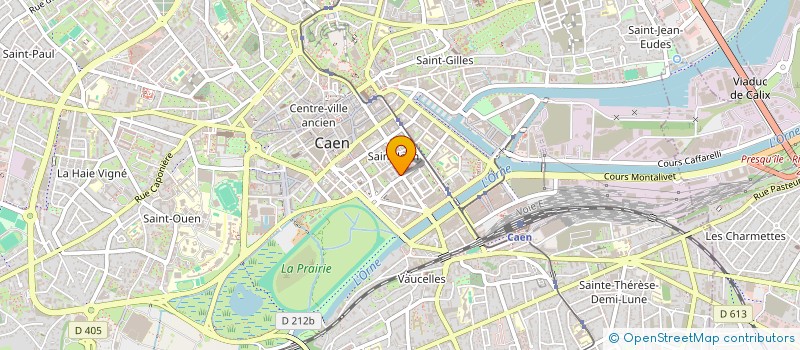 localisation de l'entreprise AS TRADING à CAEN
