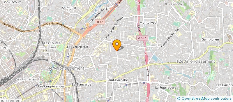 localisation de l'entreprise AS-TRAL  MARSEILLE